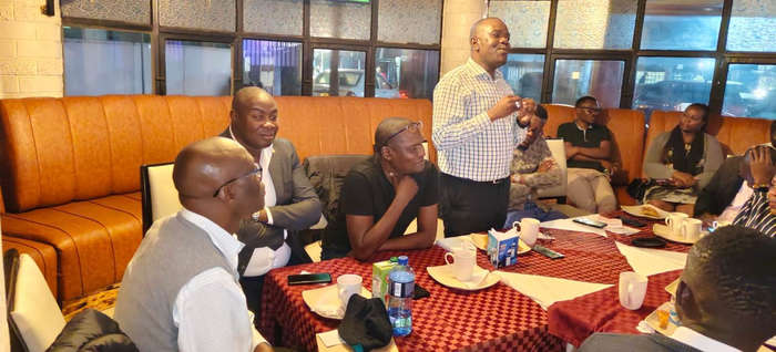 Bishop Silas Owiti meets West Alego community in Nairobi over MCA race